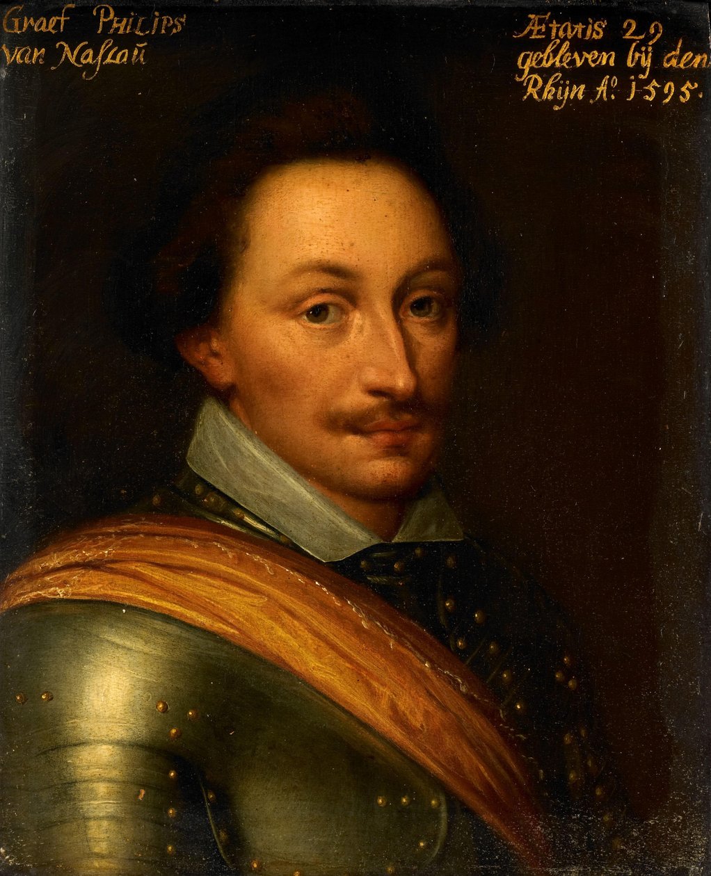 Portret Filipa, hrabiego Nassau, gubernatora miasta Nijmegen autorstwa Anonymous