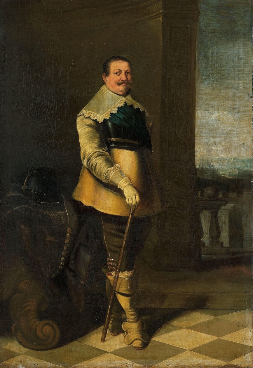Portret Pietera Pietersza Heina (dawniej zatytułowany Portret oficera) autorstwa Anonymous