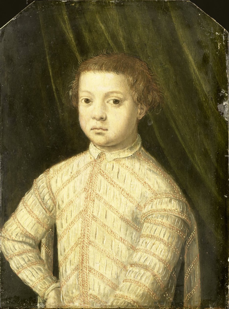 Portret chłopca, uważany za Giovanniego Medyceusza (1543-1562) autorstwa Anonymous
