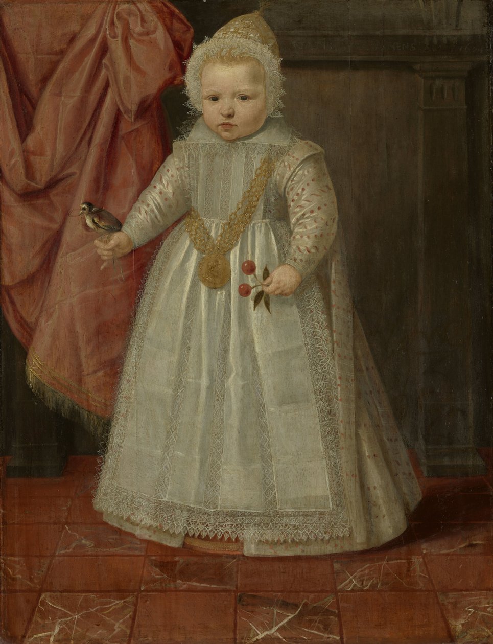 Portret małego chłopca, prawdopodobnie Ludwika z Nassau Portret chłopca, prawdopodobnie Ludwika z Nassau, późniejszego Lorda Beverweerd, De Leck, Odijk i Lekkerkerk, nieślubnego syna Maurice