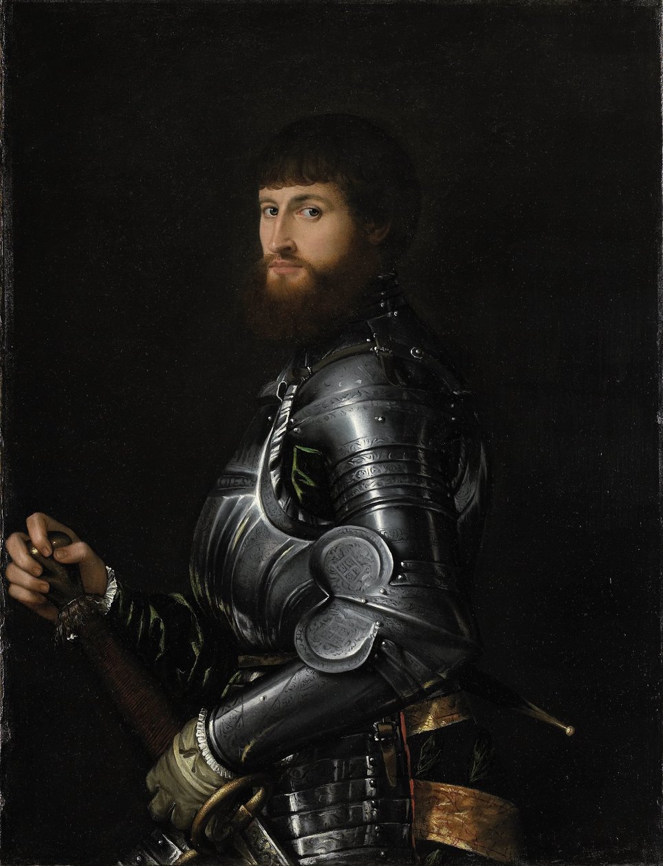 Portret szlachcica w zbroi autorstwa Anonymous