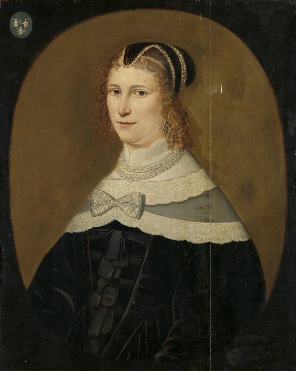 Portret kobiety, zwanej Theodora de Visscher, żona Jacoba Rijswijk autorstwa Anonymous
