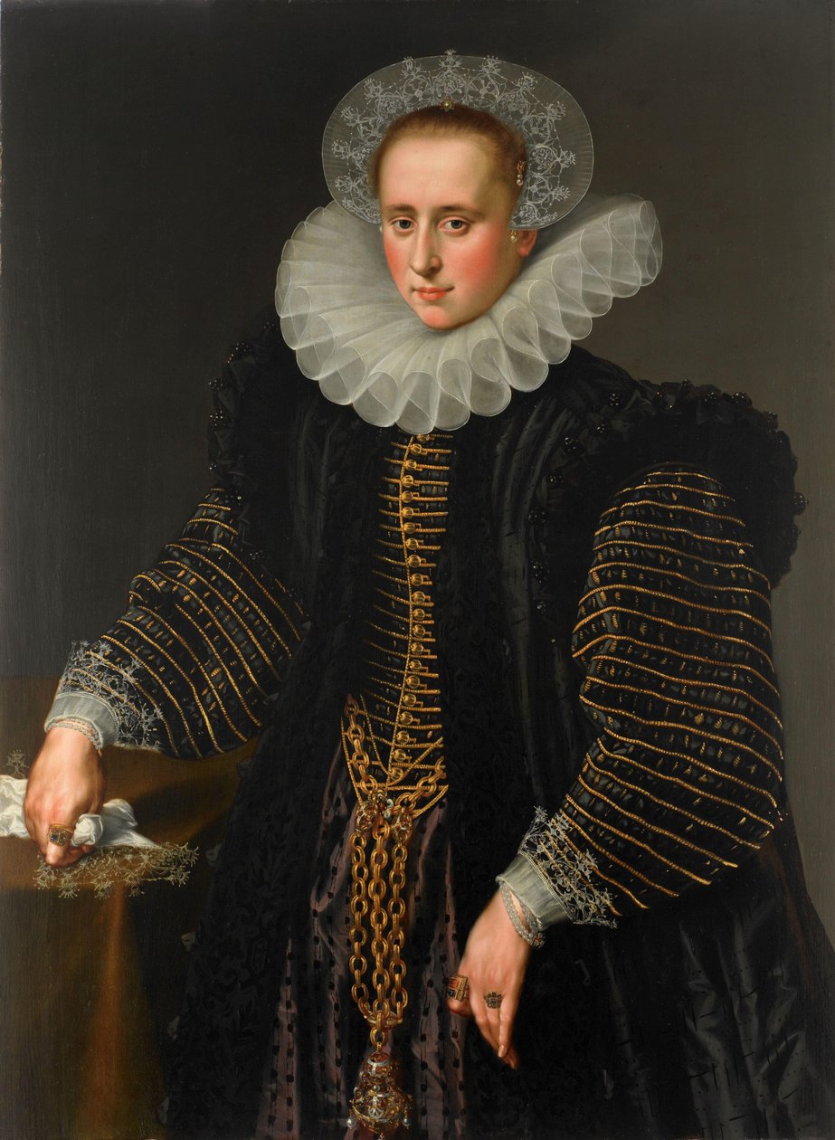 Portret kobiety, prawdopodobnie Maria Schuurman autorstwa Anonymous