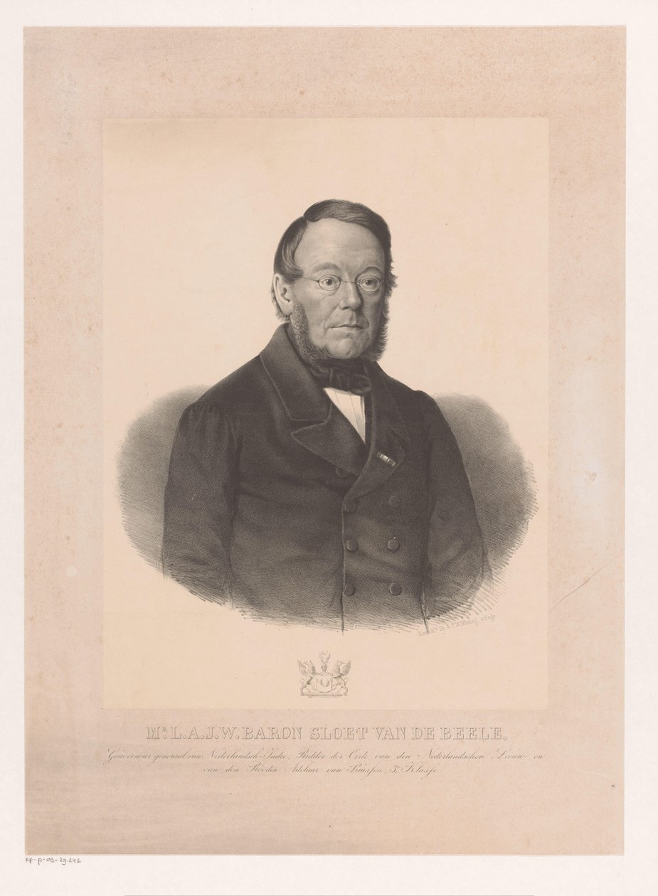 Portret Ludolpha Anne Jan Wilt Sloet van de Beele autorstwa Anonymous