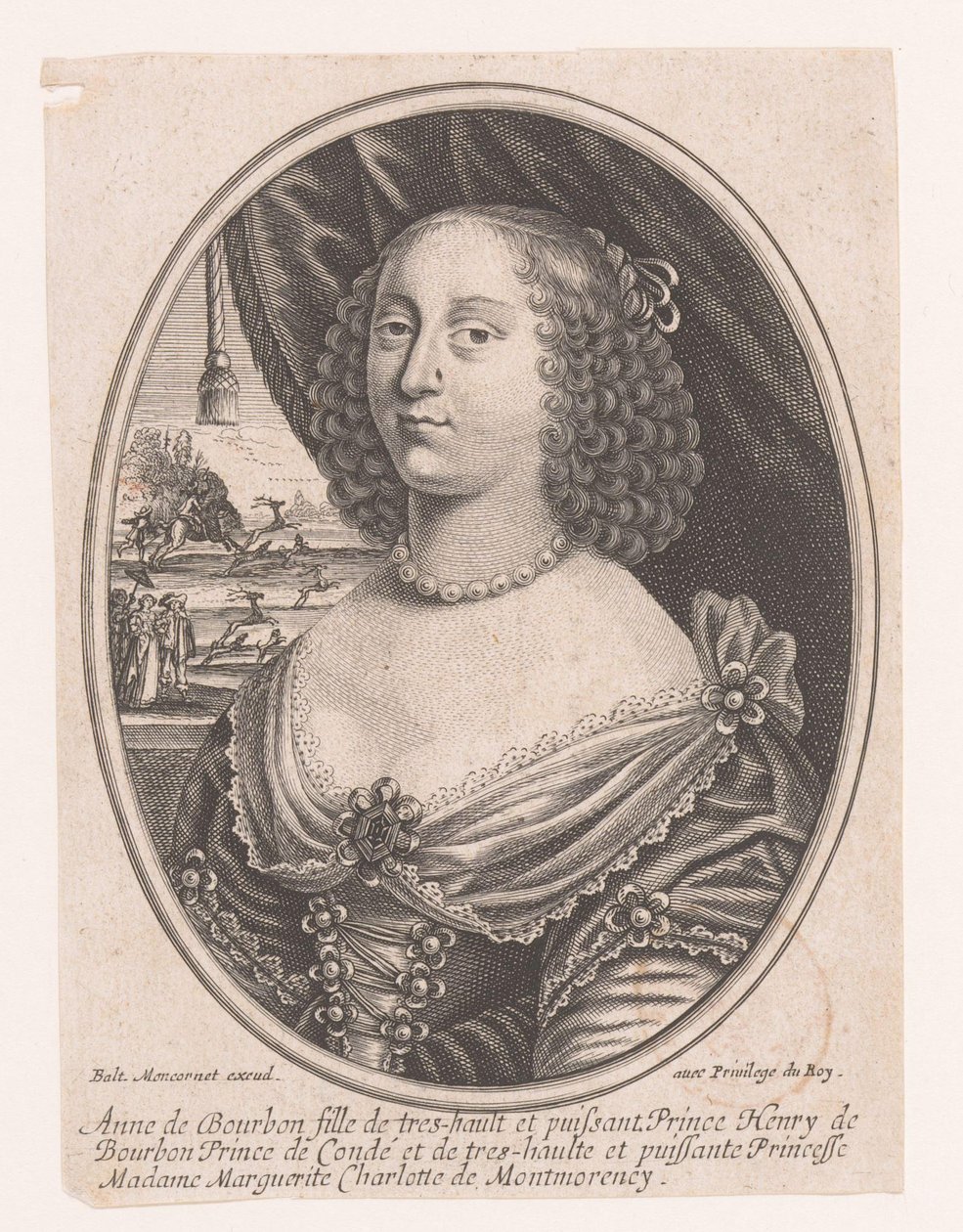 Portret Anny Genowewy z Bourbon-Condé autorstwa Anonymous