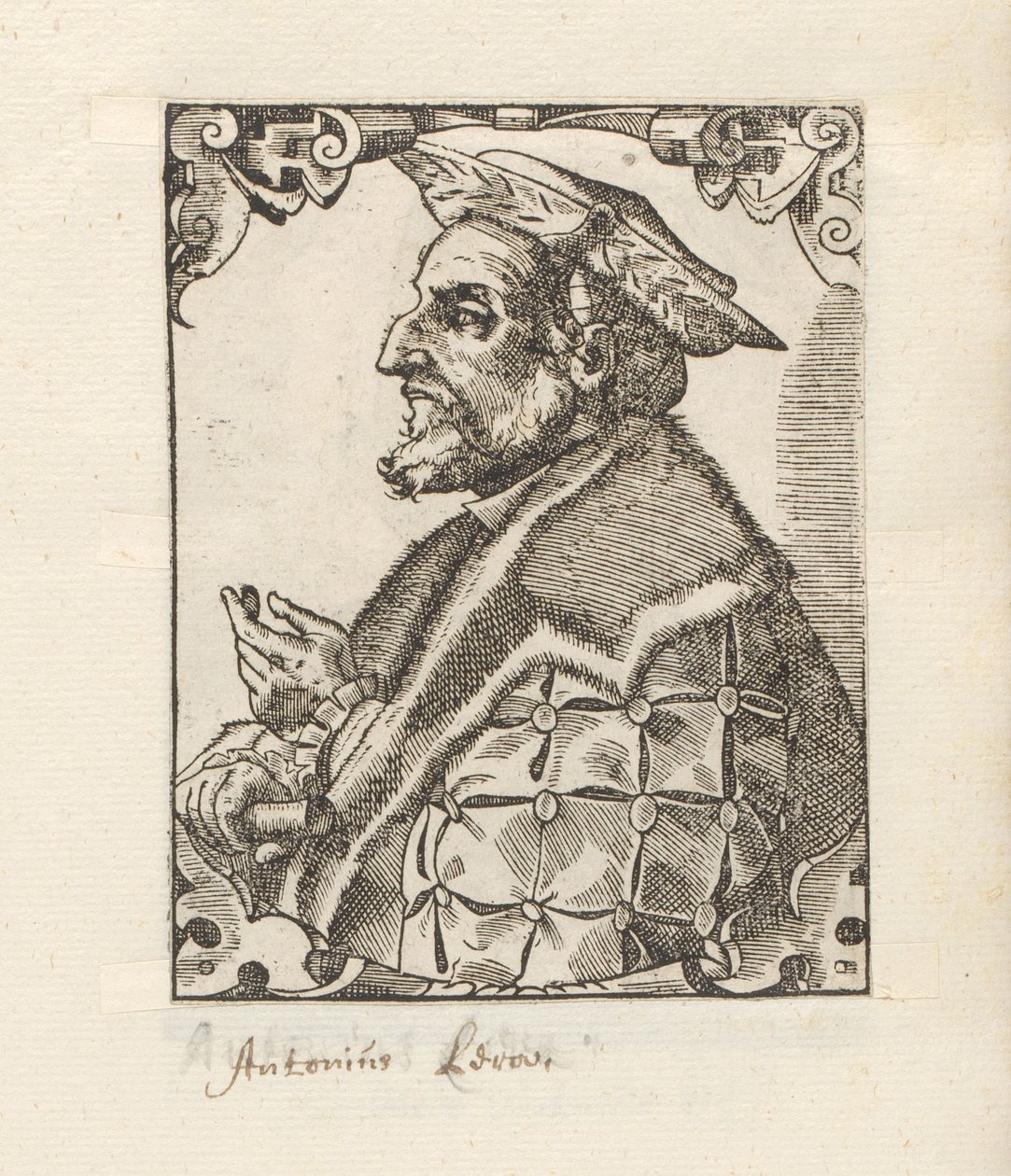 Portret van Antonio de Leyva autorstwa Anonymous