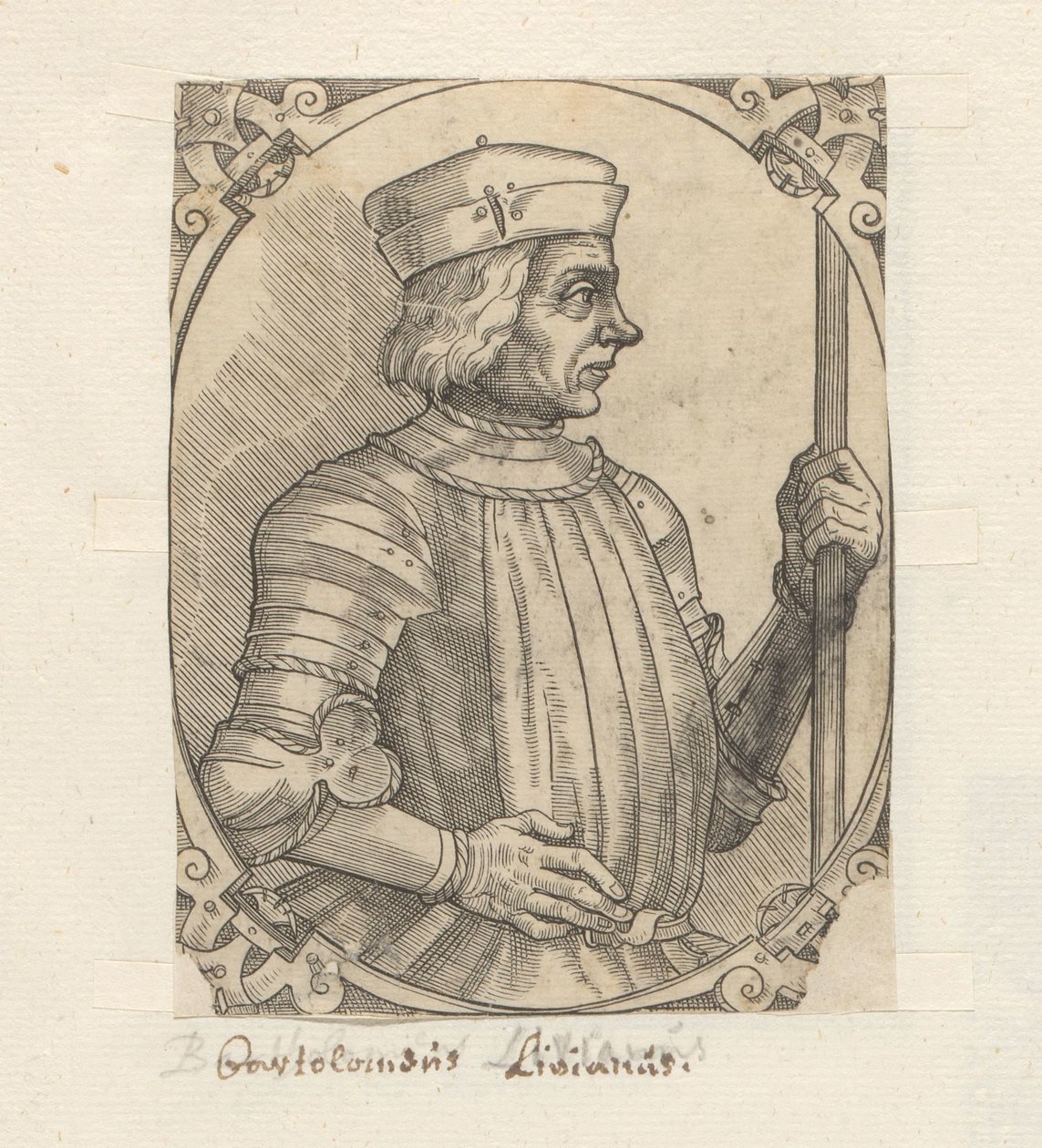 Portret van Bartholomeusa Livianusa autorstwa Anonymous