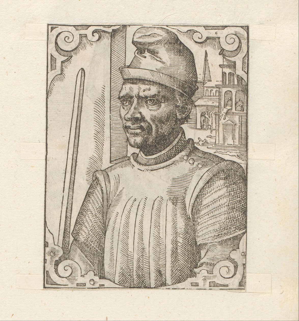 Portret Cabrinusa Fondaliusa autorstwa Anonymous