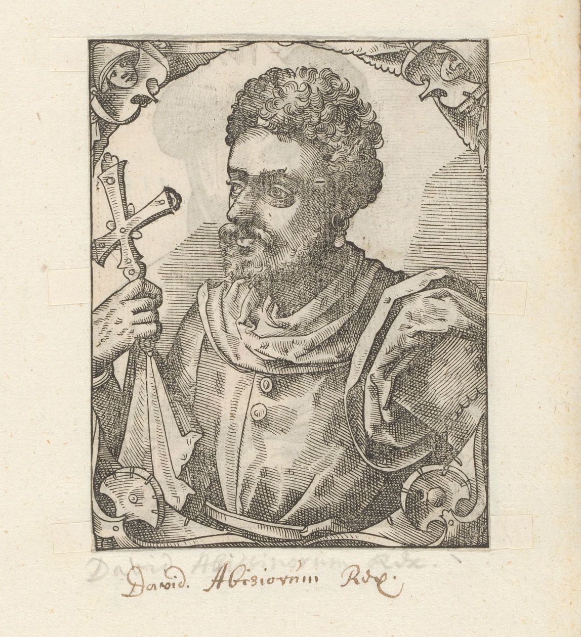 Portret Dawita II, cesarza Abisynii autorstwa Anonymous