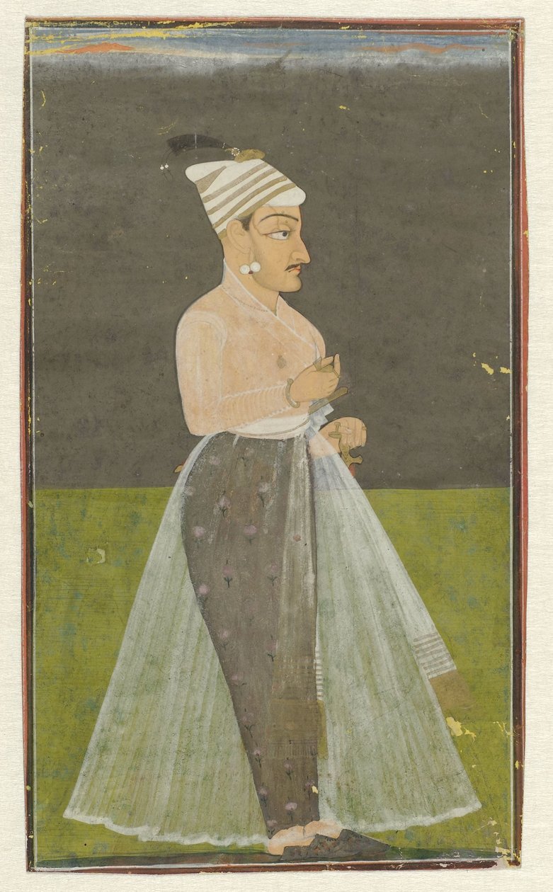 Portret Van Daya Dutta, Raja Van Nurpur autorstwa Anonymous