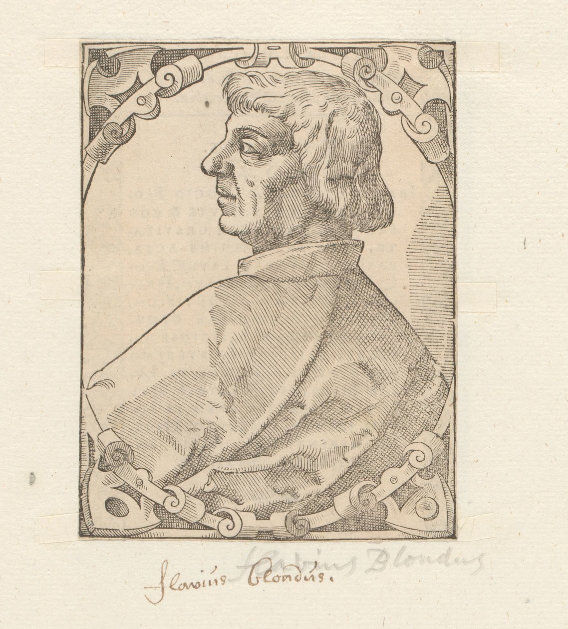 Portret van Flavio Biondo autorstwa Anonymous