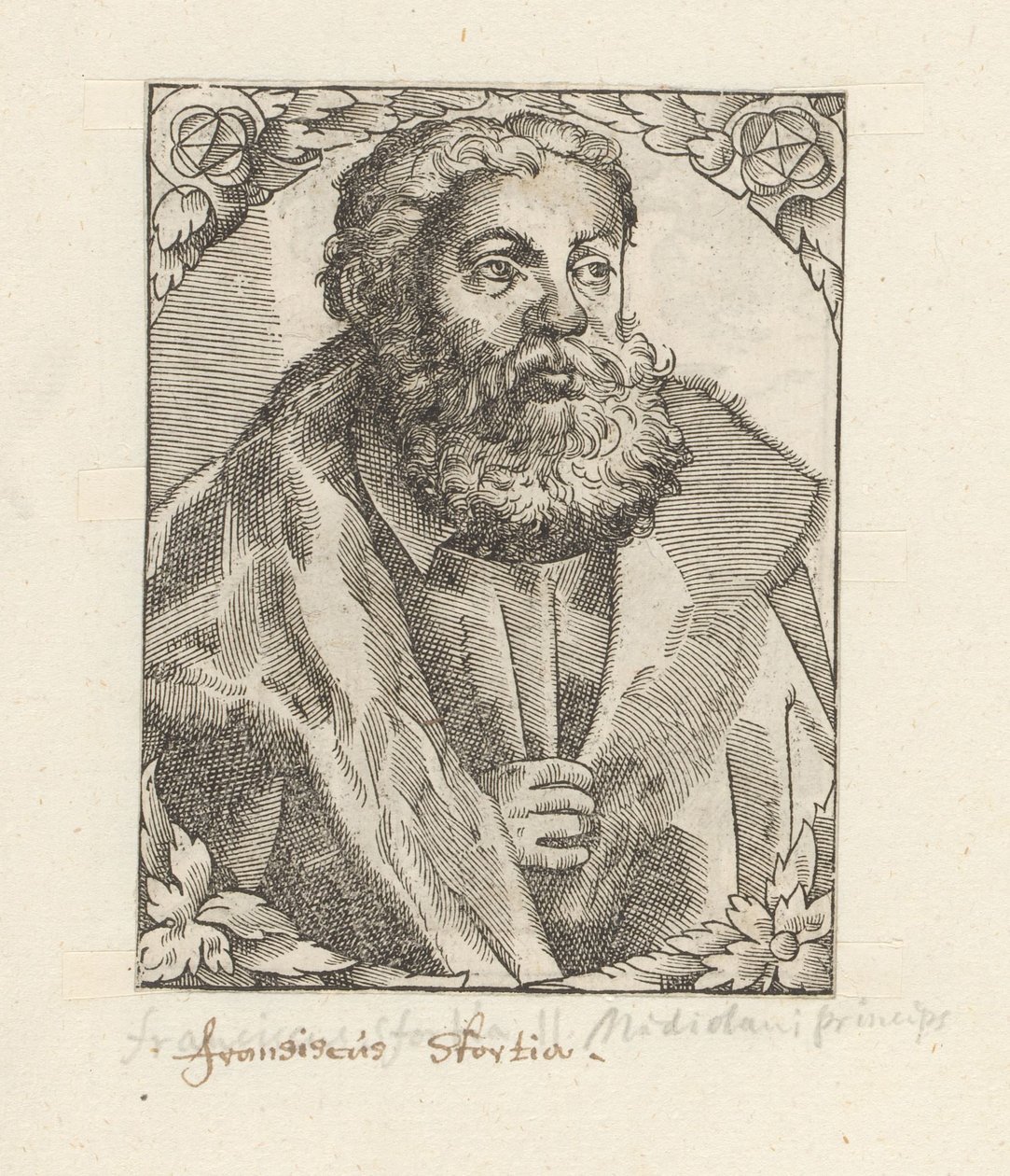 Portret van Francesco II Sforza autorstwa Anonymous