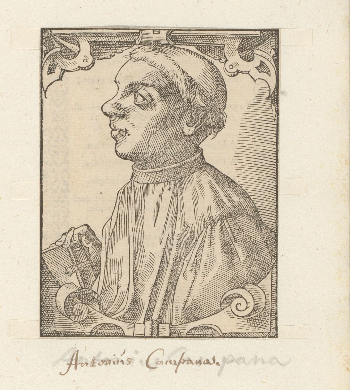 Portret van Giovanniego Antonio Campani autorstwa Anonymous