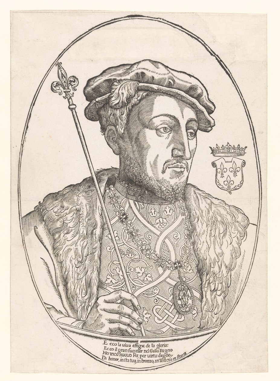 Portret Henryka II, króla Francji autorstwa Anonymous