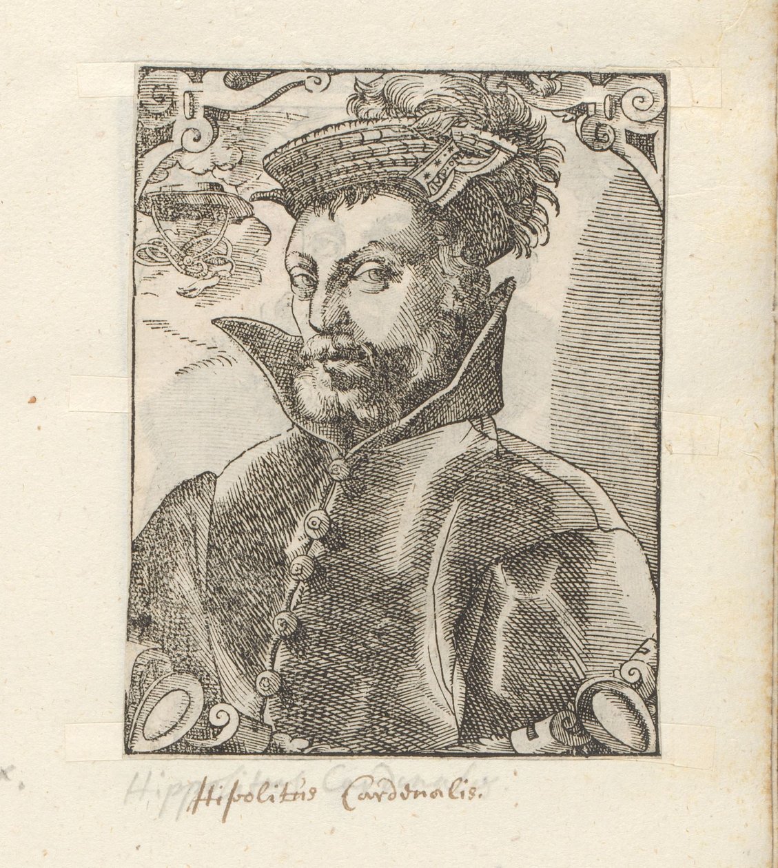 Portret van Ippolito de Medici autorstwa Anonymous
