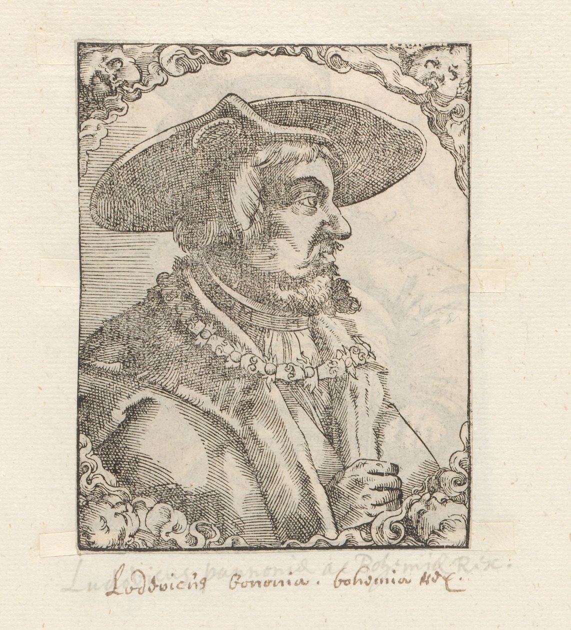 Portret Ludwika II Węgierskiego autorstwa Anonymous