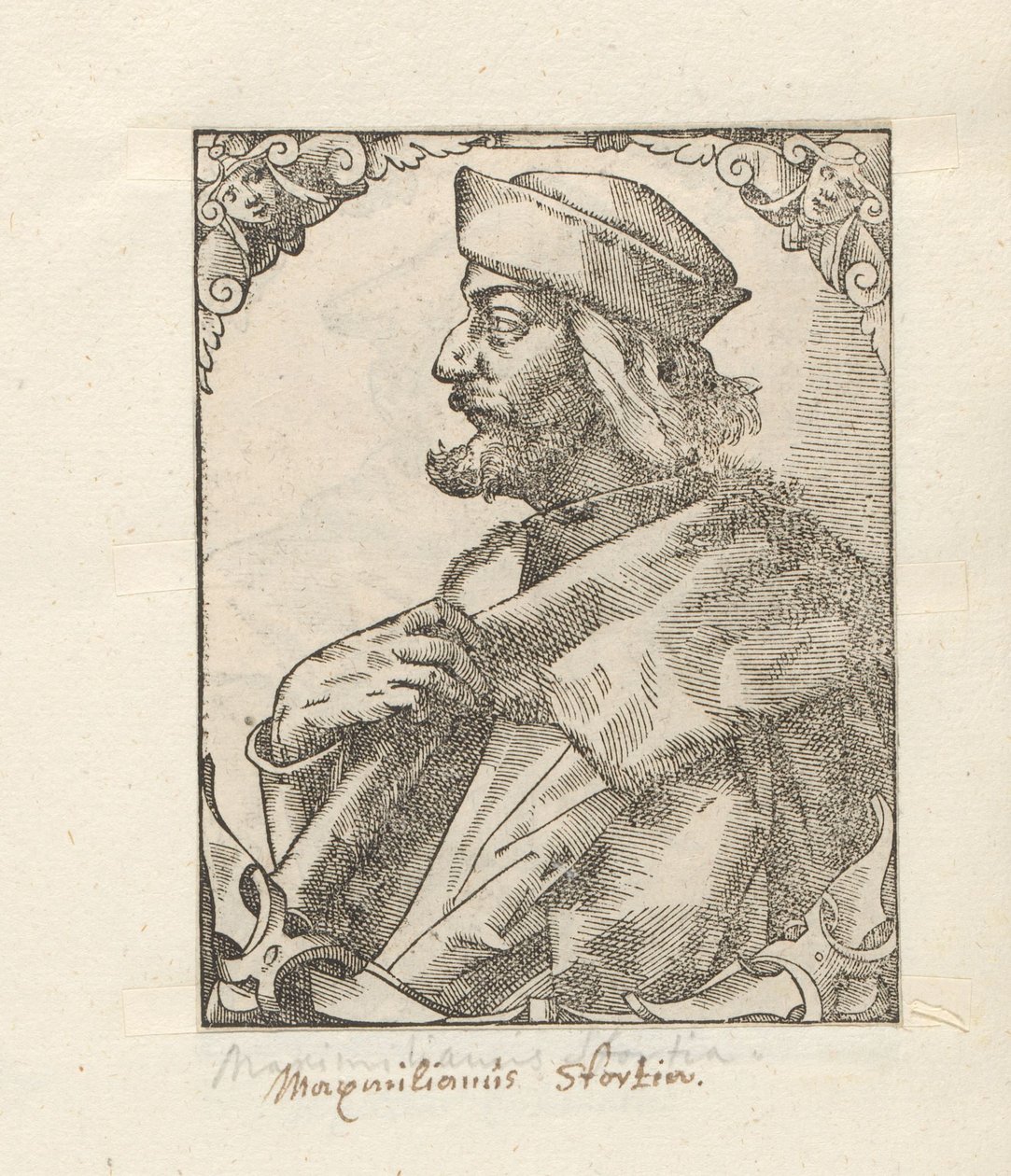 Portret Maksymiliana Sforza autorstwa Anonymous