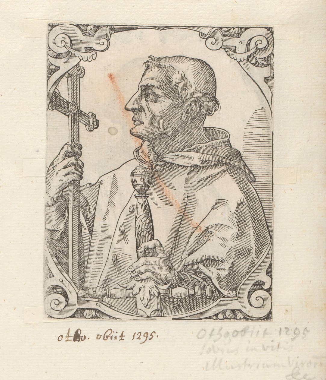 Portret van Ottone Visconti autorstwa Anonymous