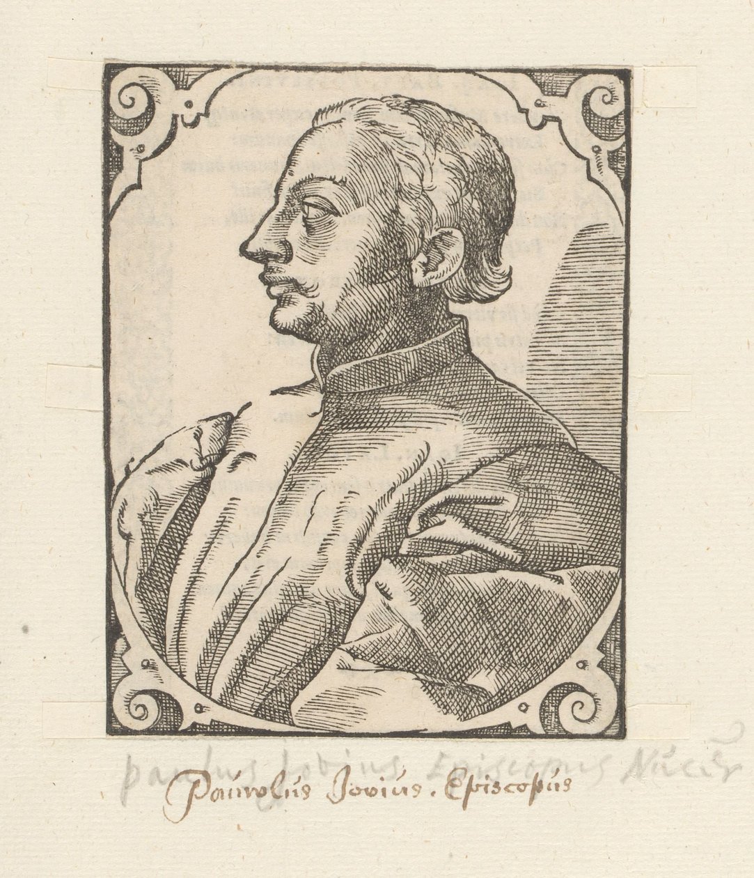 Portret van Paolo Giovio autorstwa Anonymous