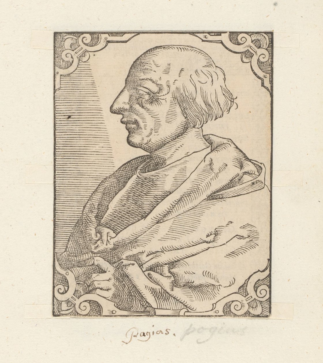 Portret van Poggio Bracciolini autorstwa Anonymous