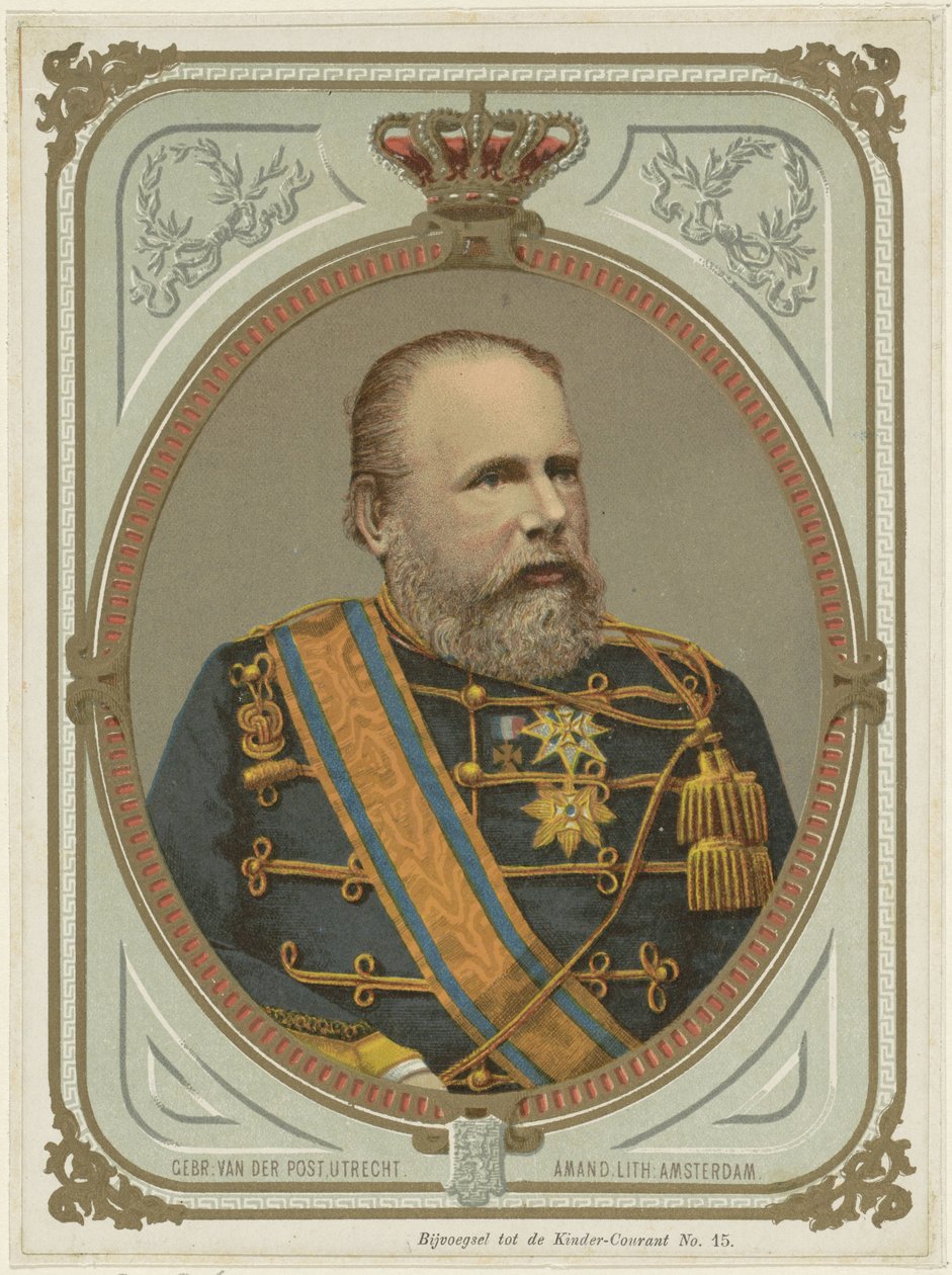 Portret Wilhelma III, króla Niderlandów autorstwa Anonymous