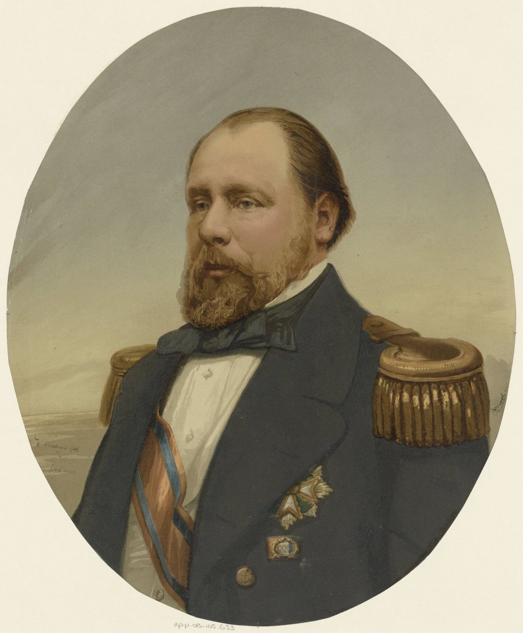 Portret Wilhelma III, króla Niderlandów autorstwa Anonymous
