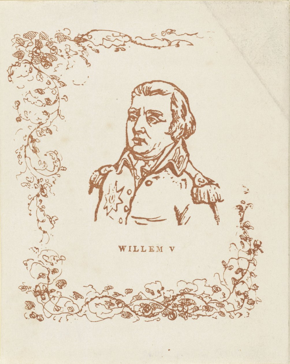 Portret Wilhelma V, księcia Orange-Nassau autorstwa Anonymous