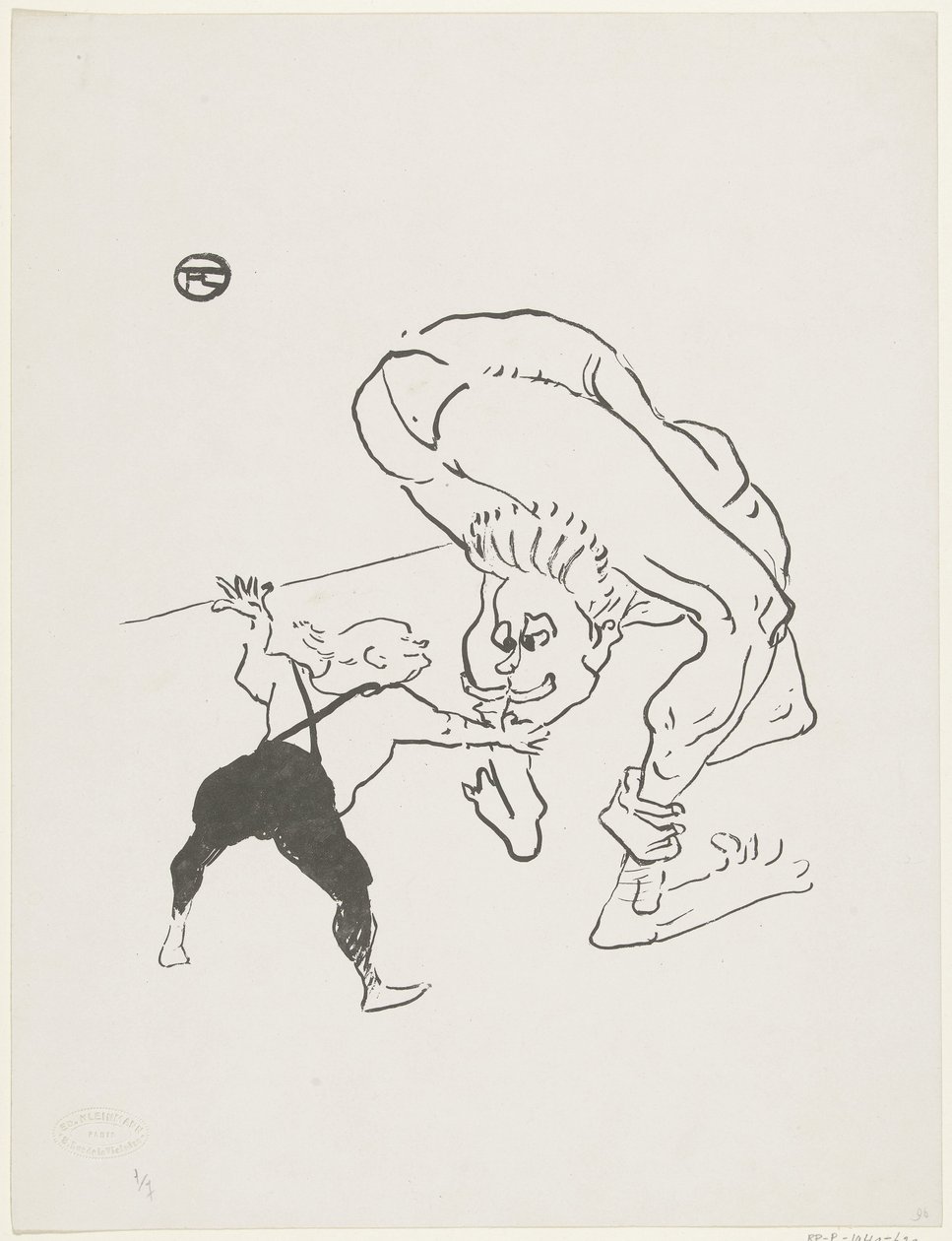 Portret braci Marco w kabarecie Folies-Bergère Aux Folies-Bergère Bracia Marco Scena Cyrku autorstwa Anonymous