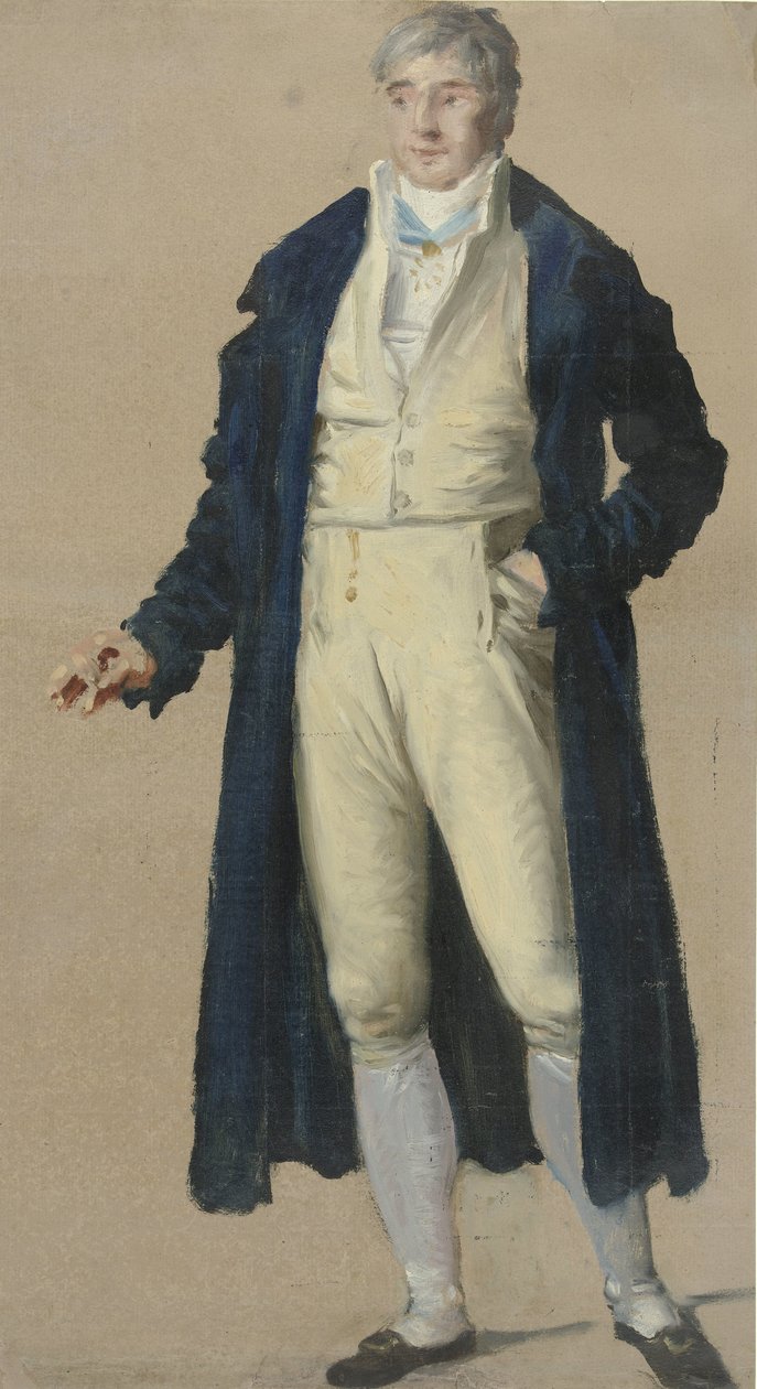 Pełnowymiarowy portret hrabiego de Tocqueville autorstwa Anonymous