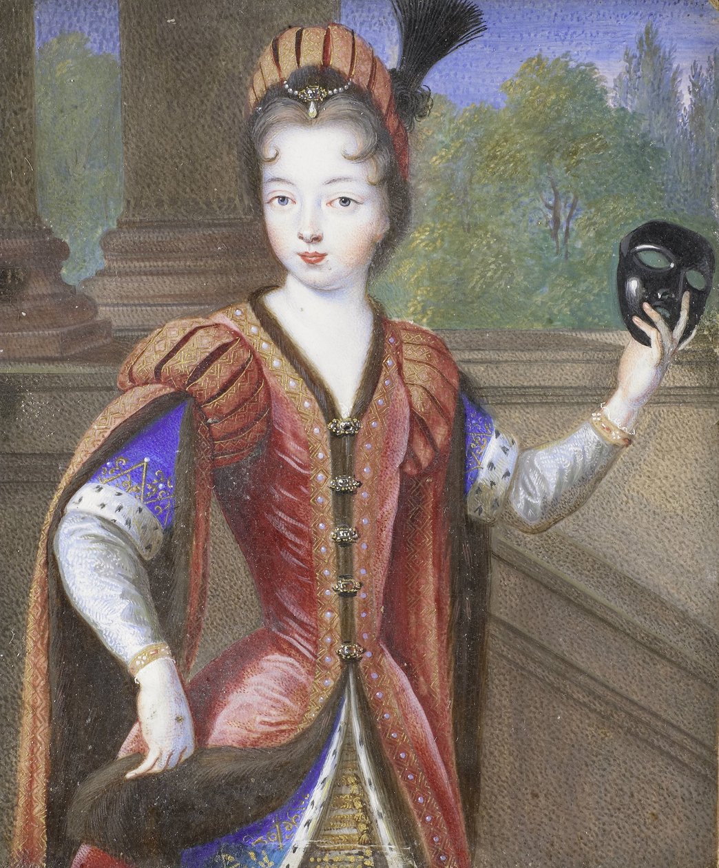 Portret młodej kobiety, prawdopodobnie Małgorzaty Valois (1553-1615), córki Henryka II autorstwa Anonymous