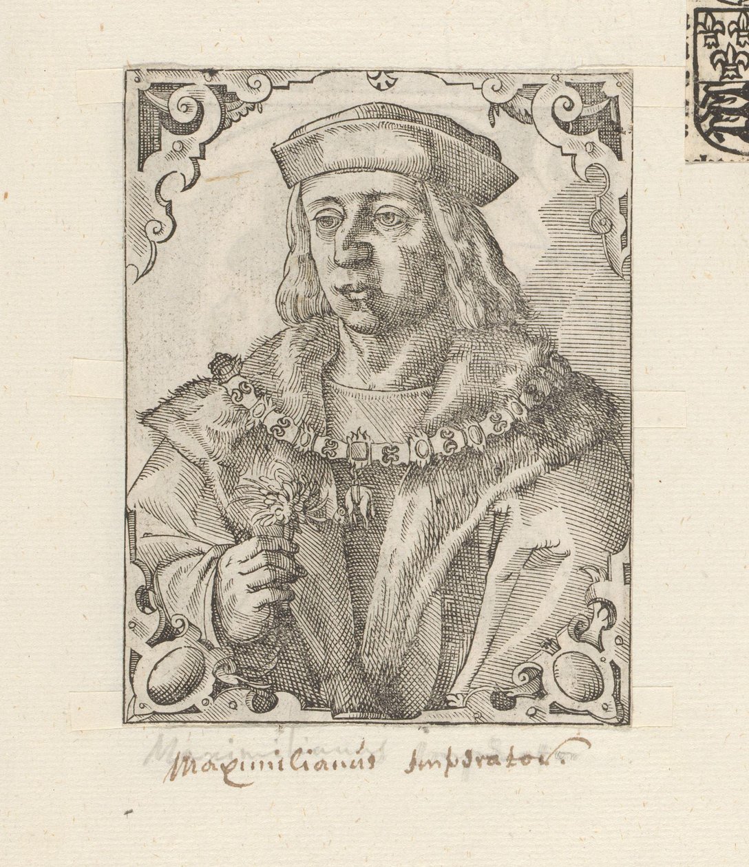 Portret cesarza Maksymiliana I Habsburga autorstwa Anonymous