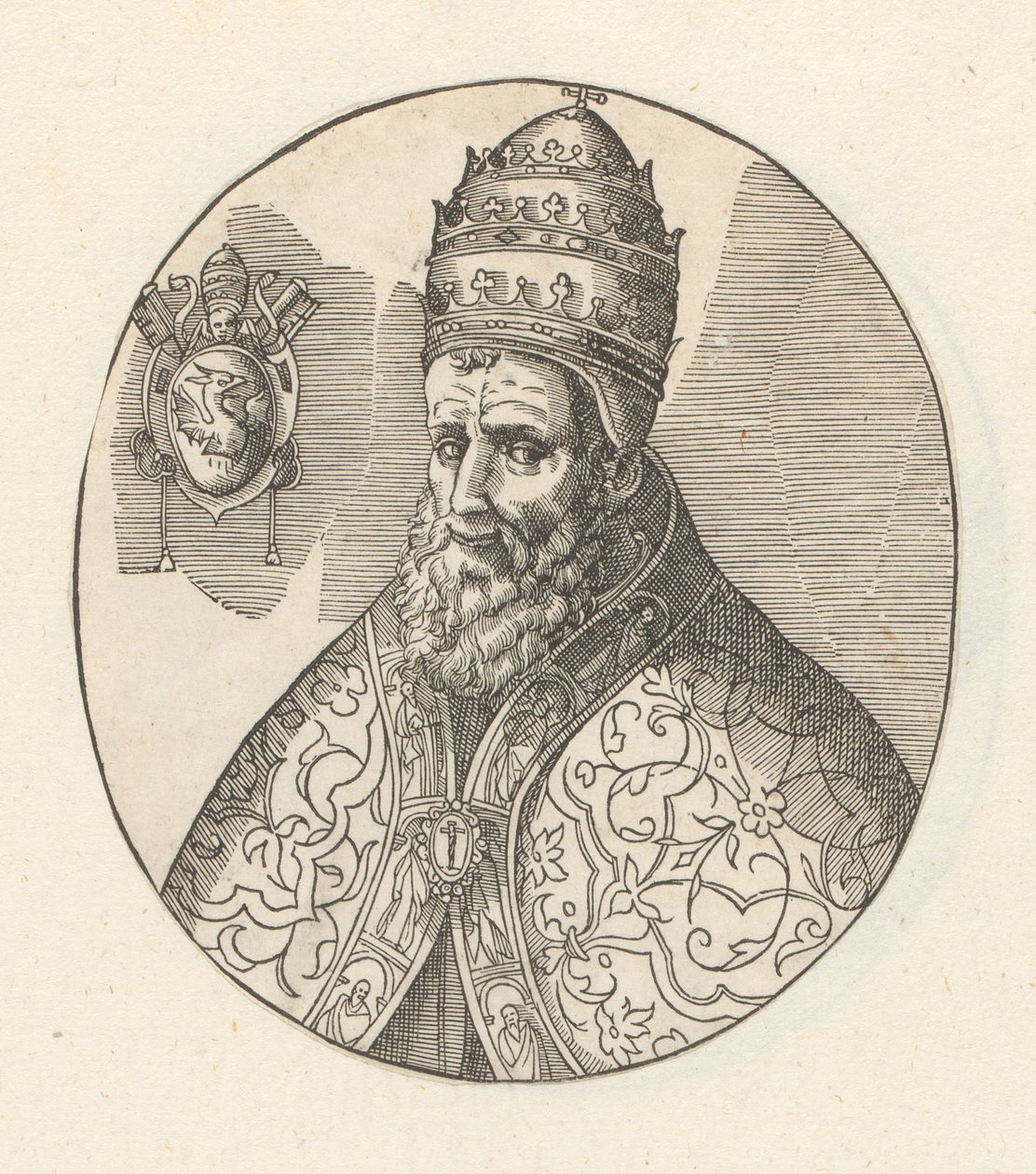 Portret van pausa Gregorius XIII autorstwa Anonymous