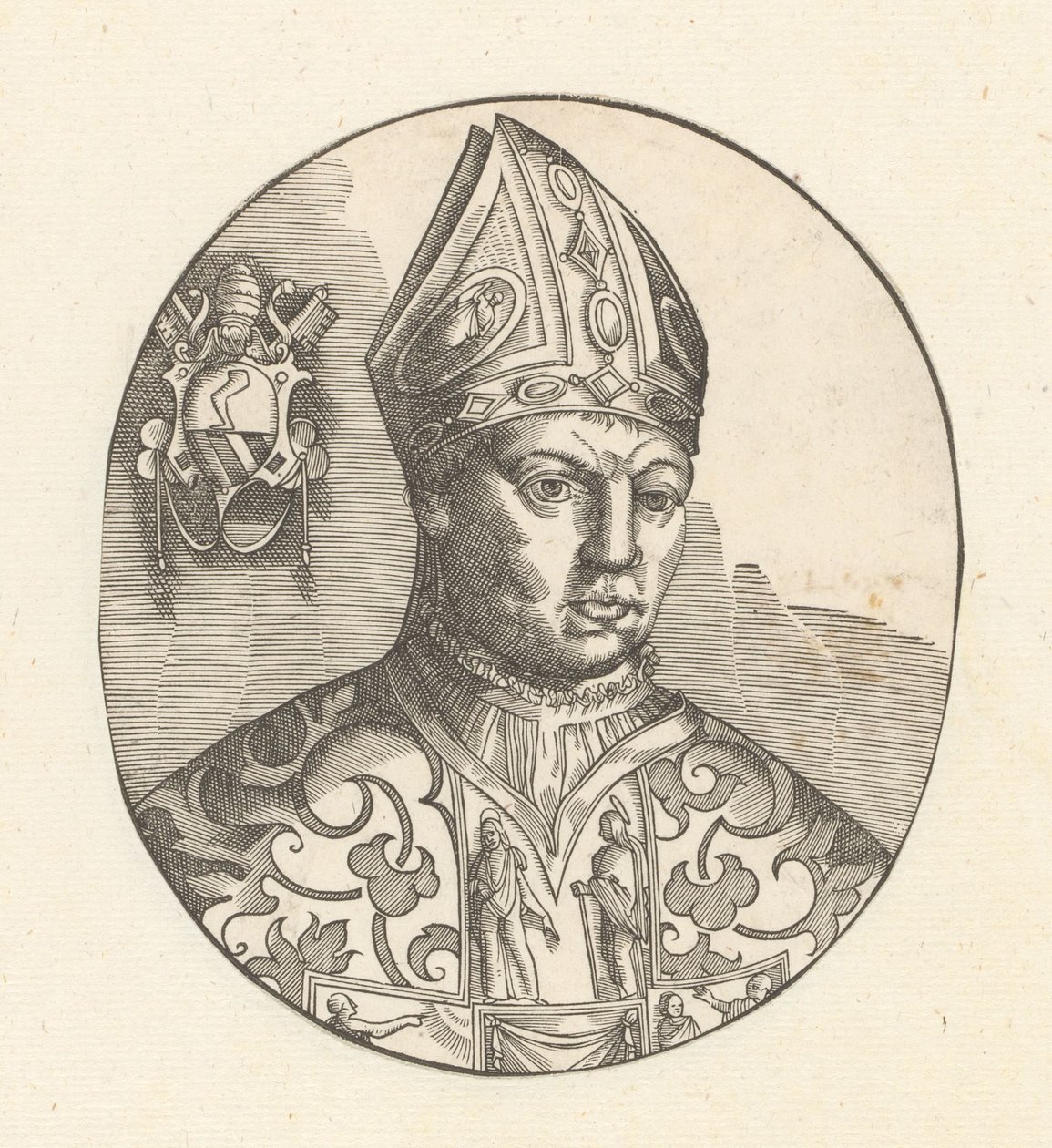 Portret papieża Jana XXI autorstwa Anonymous