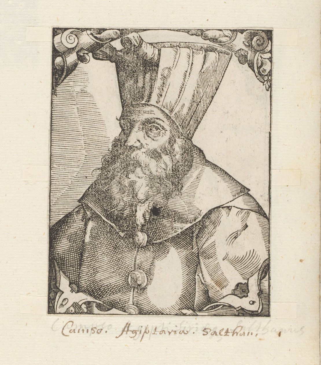 Portret Van Sultana Al-Ashrafa Qansuha Al-Ghouri autorstwa Anonymous