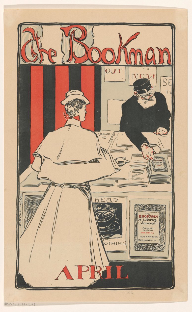 Reklama kwietniowego wydania magazynu The Bookman z kwietnia 1896 r. autorstwa Anonymous