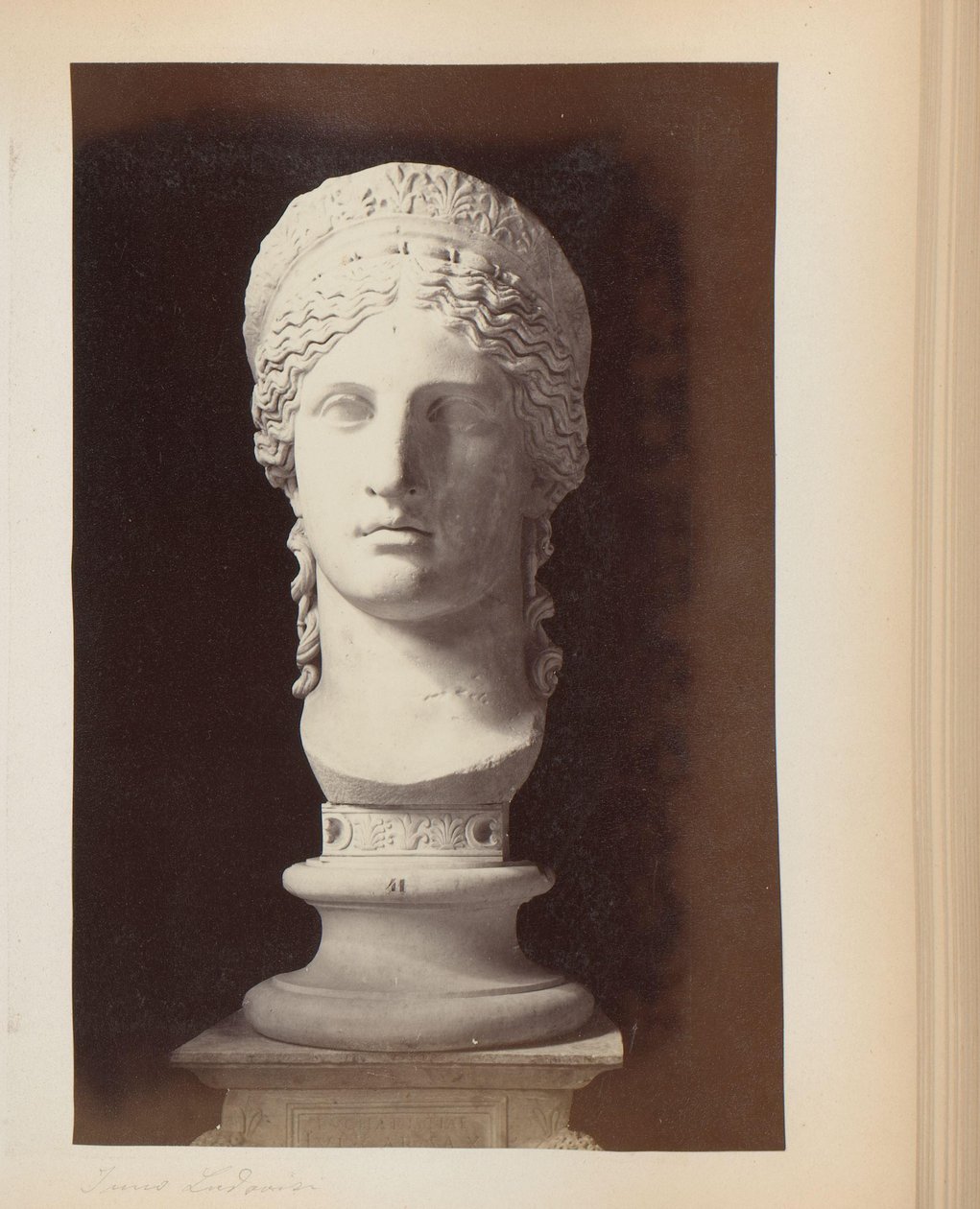 Rzeźba Juno Ludovisi w Palazzo Altemps w Rzymie, Włochy Juno Ludovisi (tytuł na obiekcie) autorstwa Anonymous