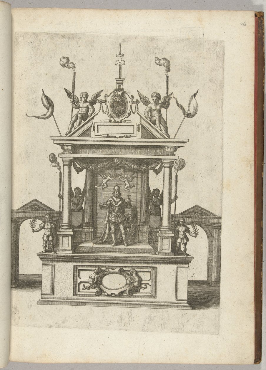 Scena z cesarzem Rudolfem II, 1594 autorstwa Anonymous