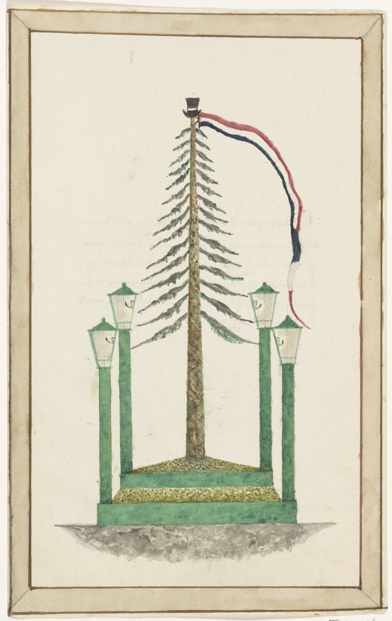 Drzewo wolności posadzone w Middelburgu, 1795 autorstwa Anonymous
