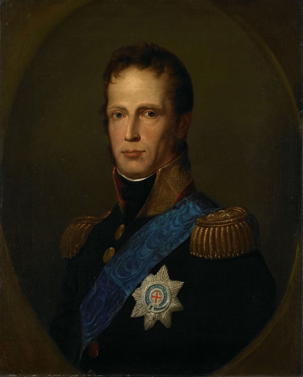 Wilhelm I, Suwerenny Książę Zjednoczonych Niderlandów, późniejszy król Niderlandów autorstwa Anonymous