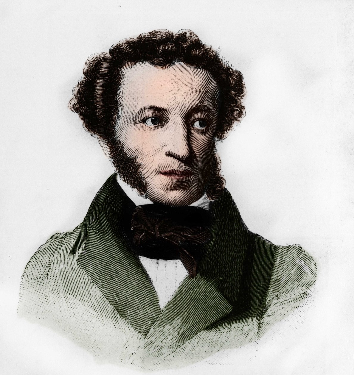 Aleksander Siergiejewicz Puszkin (1799-1837), rosyjski pisarz. autorstwa Anonymous Anonymous