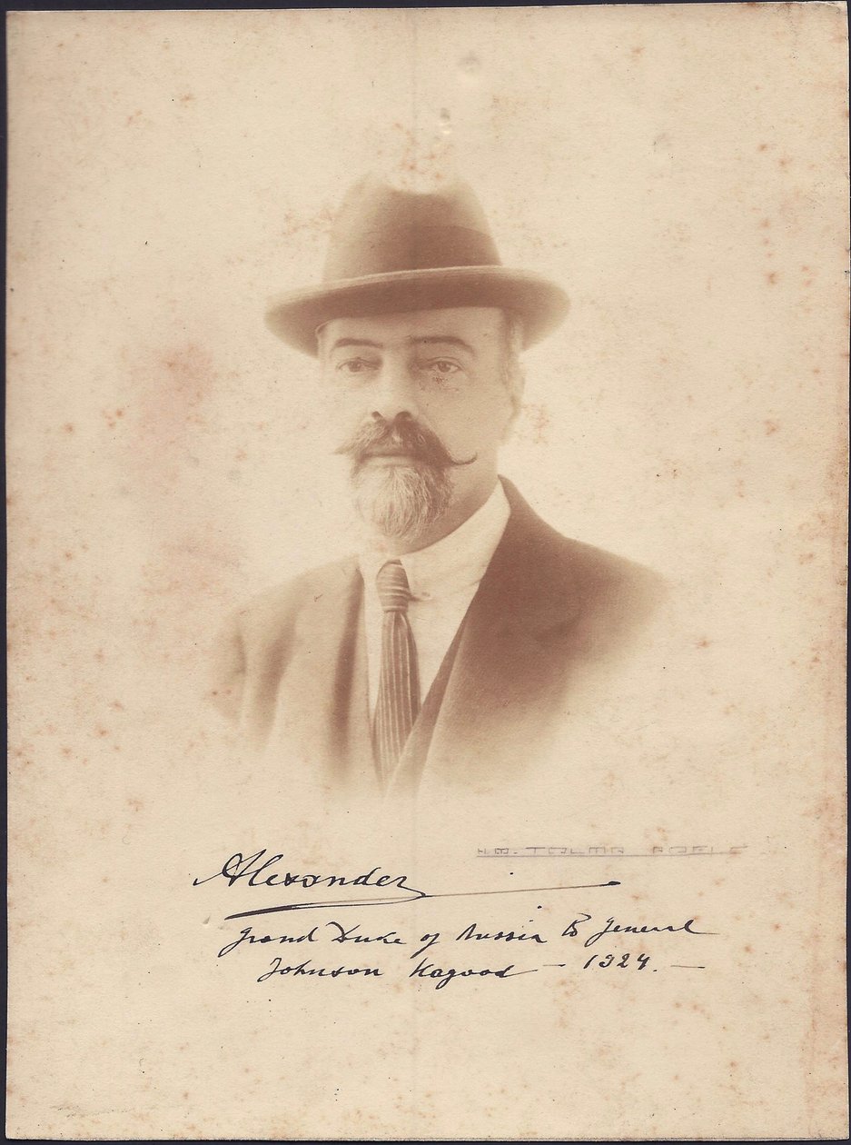 Alexandre Michajłowicz de Russie - Wielki Książę Aleksander Michajłowicz Rosji (1866-1933), Anonim. Fotografia autorstwa Anonymous Anonymous