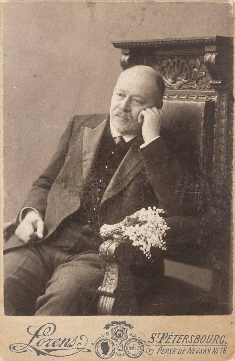 Anatolij Liadov - Portret kompozytora Anatolija Konstantinowicza Liadowa (1855-1914) - Anonim. Fotografia autorstwa Anonymous Anonymous
