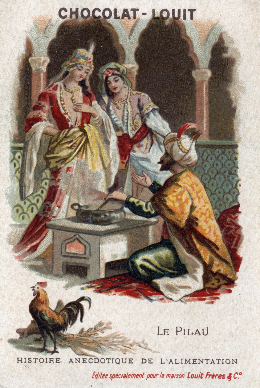 Anegdotyczna historia jedzenia: pilau (indyk). Sułtan Amurat IV (lub Murad IV). autorstwa Anonymous Anonymous