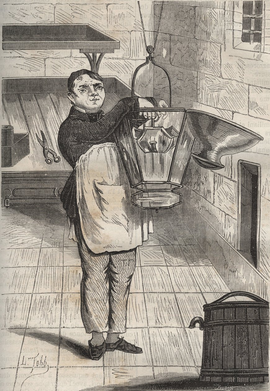 Anthelme Collet (1785-1840) w więzieniu Rochefort. Grawer „Historia skazanych od ich powstania do dnia dzisiejszego” (1877) autorstwa Pierre