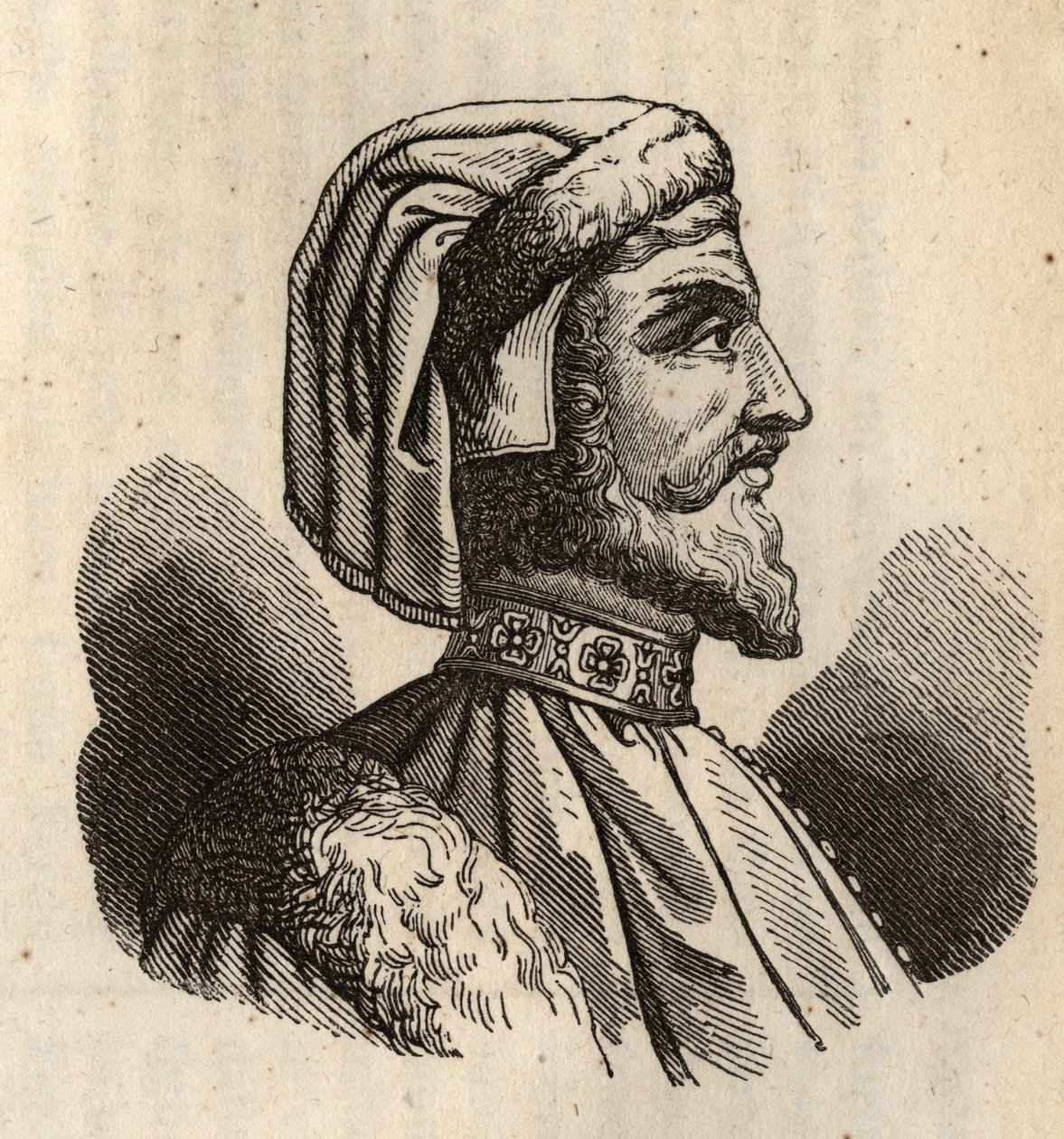 Azzon Visconti - Azzone Visconti - 1302-1339 - grawerowanie - autorstwa Anonymous Anonymous