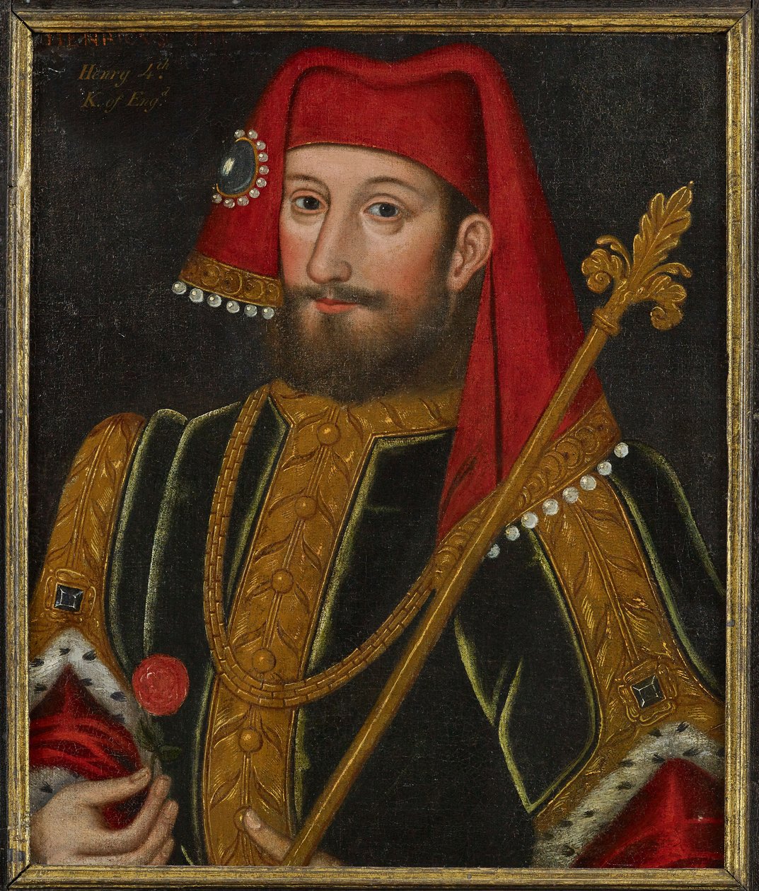 Barok : król Anglii Henryk IV (1367-1413), Anonim, ok. 1600. Olej na drewnie, 50,5x43. Prywatna kolekcja autorstwa Anonymous Anonymous