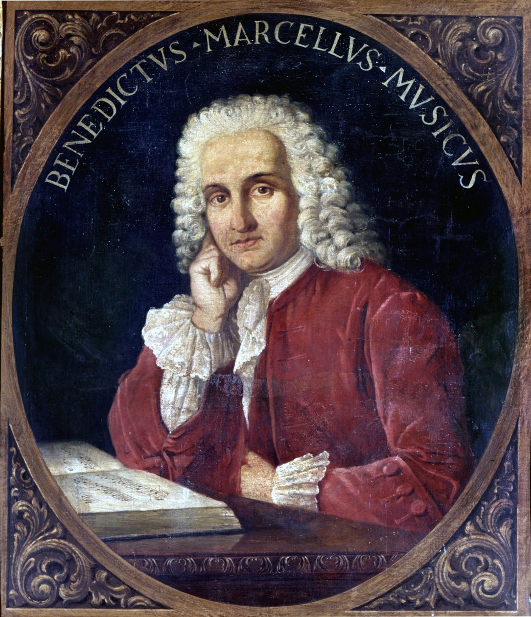 Benedetto Marcello (1686-1739) Włoski kompozytor anonimowy obraz XVIII wieku. Wenecja autorstwa Anonymous Anonymous