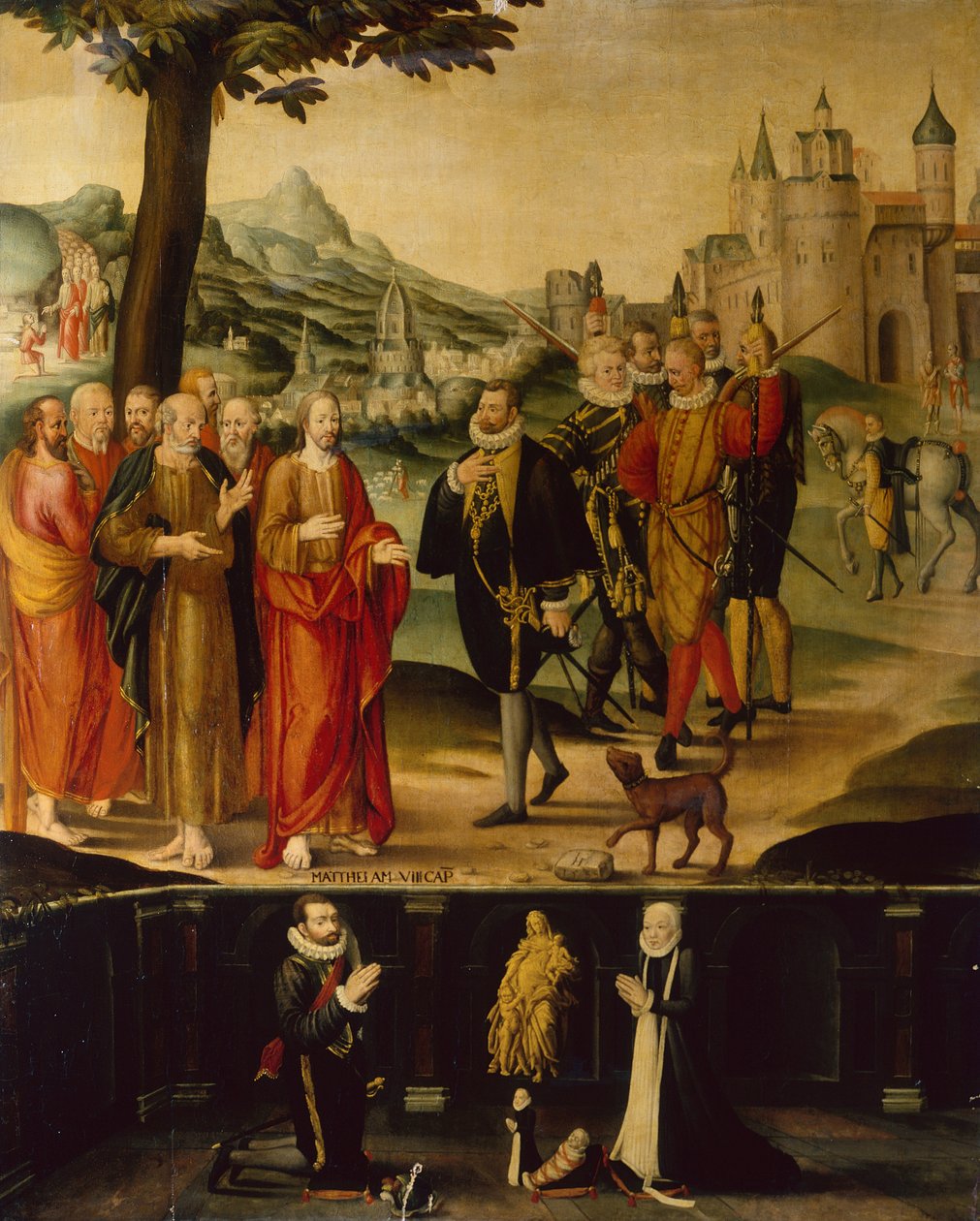 Chrystus i setnik z Kafarnaum autorstwa Anonymous Anonymous