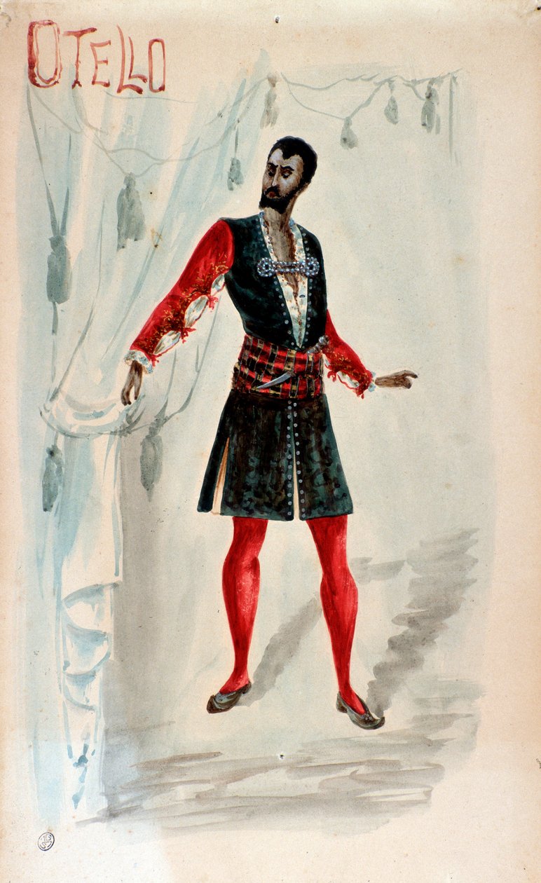 Kostium dla Otella w operze Giuseppe Verdi autorstwa Anonymous Anonymous