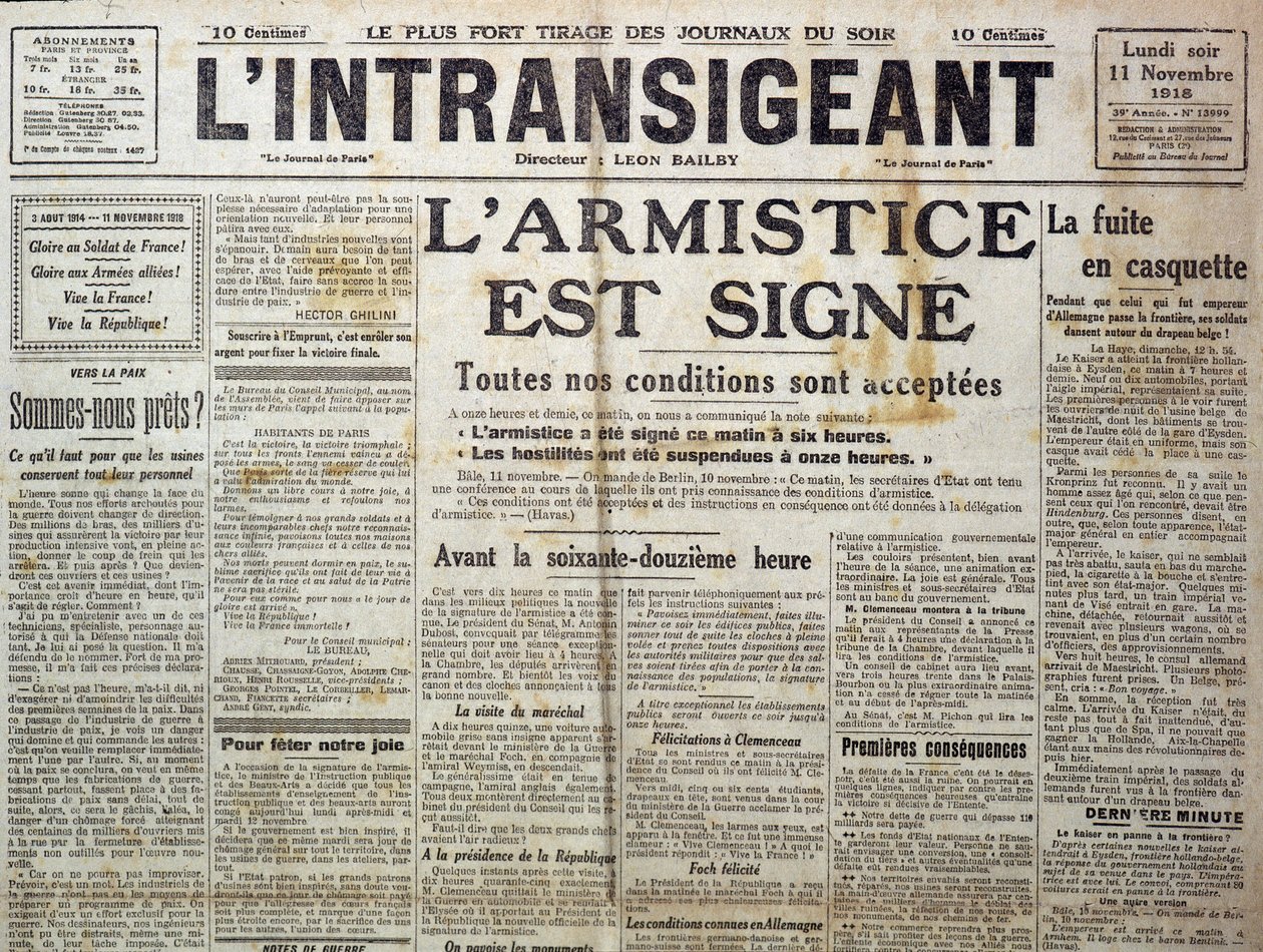 Szczegół z 25989: Jeden z „”Nieprzejednanych””” z 11.11.1918 ogłaszający „”rozejm jest znakiem”” autorstwa Anonymous Anonymous